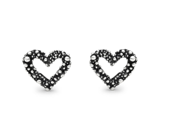 Earrings Giovanni Raspini Woman Cuori in Silver 12612 - 12612